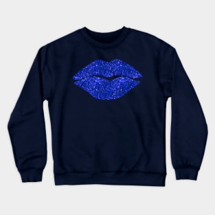 Cobalt Lips Crewneck Sweatshirt